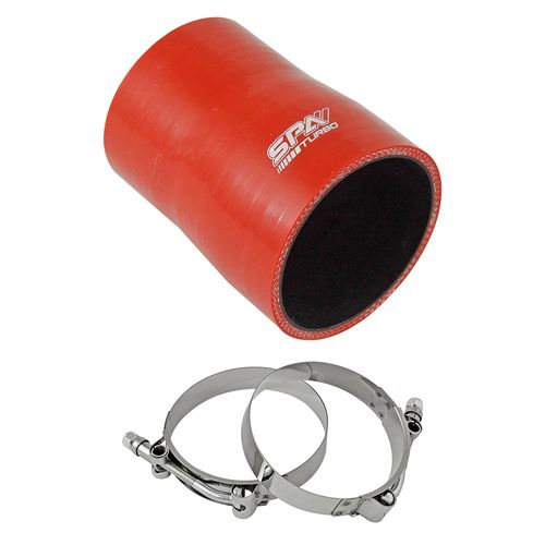 Mangueira de pressurização de silicone SPA reta com redução 2 3/4" x 2 1/2" x 100mm