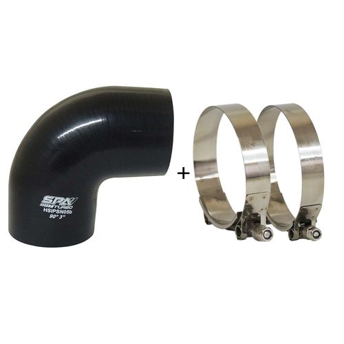 Mangueira de pressurização de silicone SPA 90° 3" x 100mm