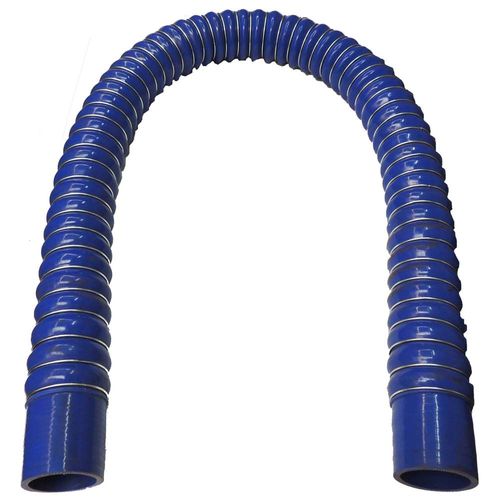 Mangueira de pressurização de silicone de 2 metros c/ humps e anel de aço e boca de 3"