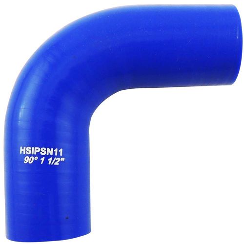 Mangueira de Pressurização de Silicone SPA 90° 1" 1/2 x 100mm