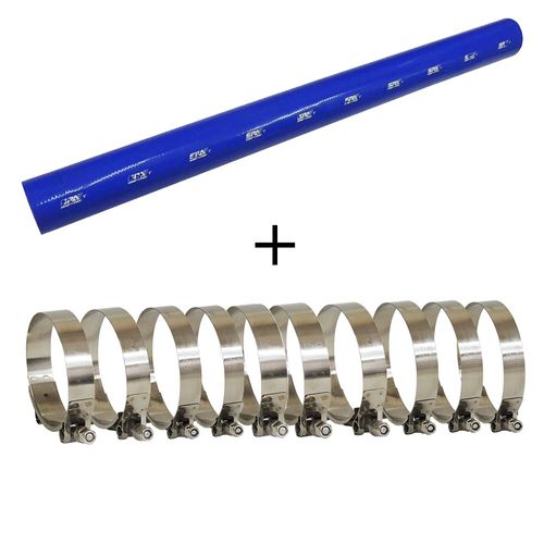 Mangueira de Pressurização de Silicone SPA reta 3" x 1 metro