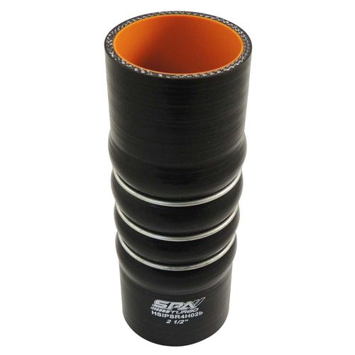 Mangueira de pressurização de silicone SPA reta com 4 humps 2 1/2" x 200mm