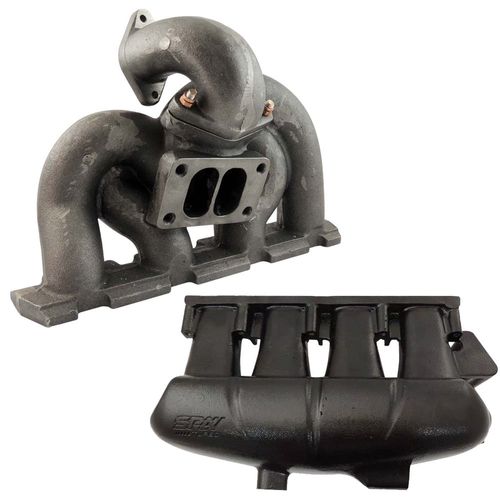 Coletor de escape para turbo pulsativo VW/Audi 2.0 TSi 200cv (até 2013) - T3 + Coletor de admissão