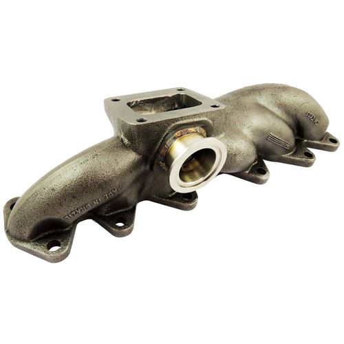 Coletor de escape para turbo Toyota Supra 6CIL 2JZ (wastegate V-Band)- Adequado à conversão de veículos bi-turbo para 1 turbo T4