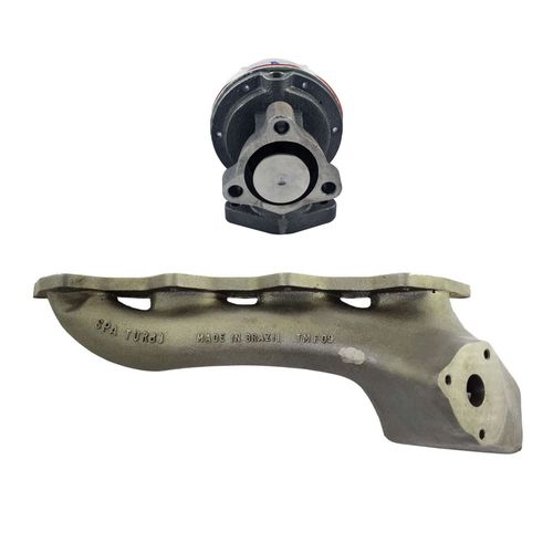 COLETOR DE ESCAPE PARA TURBO FIAT TEMPRA 16V DOHC - T3 + WASTEGATE MCSL SR2 BOOSTER - CARGA MÉDIA - 0,8G A 1,2BAR (CMBTMF0910M013)