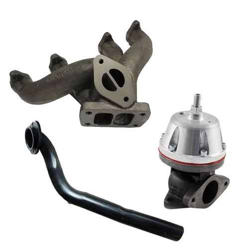 Coletor AP 8V Pulsativo no farol T3 + Saída de escape + Wastegate MCSI SR2 Booster