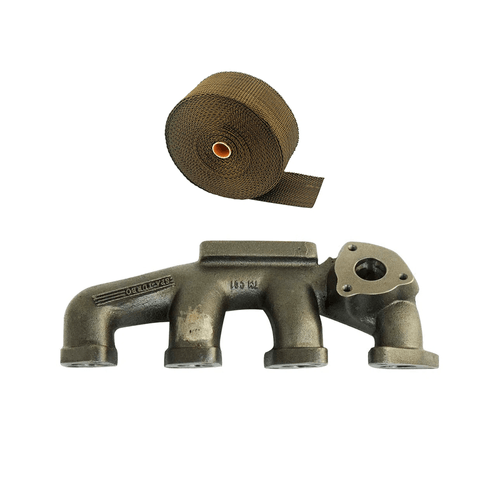 Coletor Escape Turbo GM Chevette / Chevy 500 / Marajó + FITA TÉRMICA TITANIUM