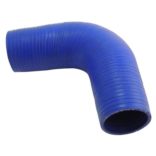 Mangueira de pressurização de silicone nacional 90° 2 3/4" x 100mm azul