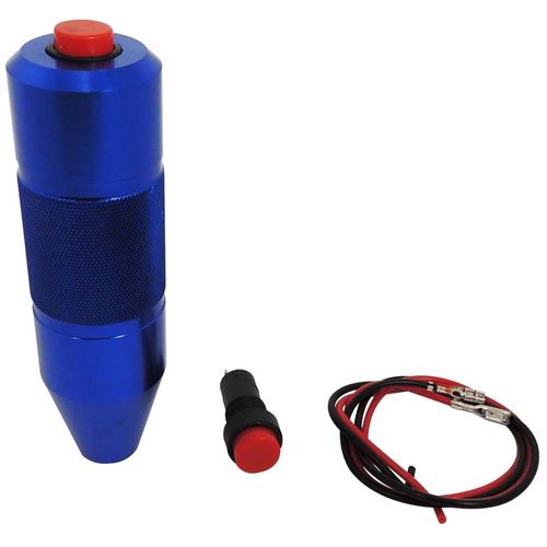 Manopla de câmbio esportiva em alumínio com botão linha Stronger