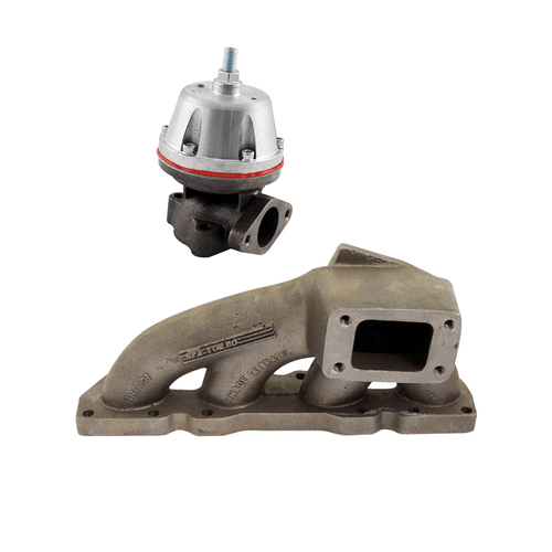 COLETOR ESCAPE TURBO PEUGEOT / CITROEN MOTORES PSA TU 16S 1.0 / 1.6 - 16V (ESCAPE FRENTE) - T2 + WASTEGATE MCSL SR2 BOOSTER