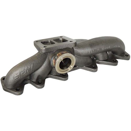 Coletor de escape pulsativo para turbo Toyota Supra 6CIL 2JZ (wastegate V-Band)- Adequado à conversão de veículos bi-turbo para 1 turbo T4