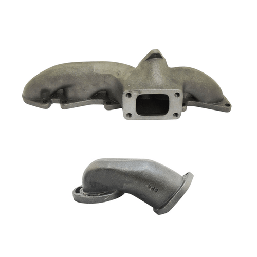 Coletor de escape para turbo Fiat Fivetech T3 + Saída de escape fundida