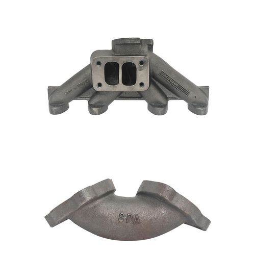 Coletor de escape para turbo VW AP 8V Pulsativo para baixo T3 Longitudinal ou transversal + Deslocador de válvula