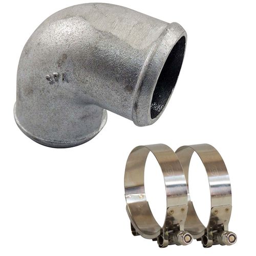 Tubo de pressurização universal em alumínio 90° - DIVERSOS MODELOS