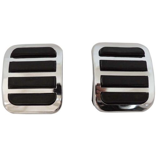 Capas de Pedaleiras cromada esportiva Para Fusca / Kombi / Brasília / TL (Embreagem / Freio)