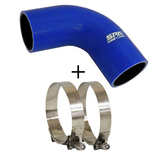 Mangueira de pressurização de silicone SPA 90° 2 1/4" x 100mm