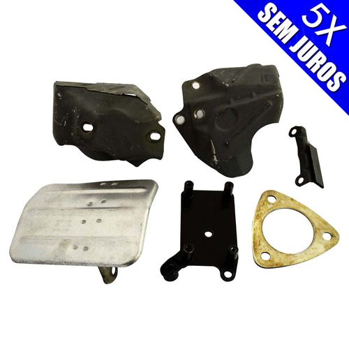 Conjunto de defletores para coletor de admissão do motor VW AP álcool