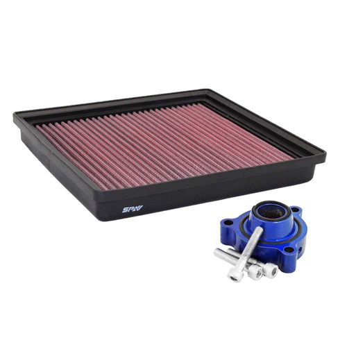 FILTRO DE AR ESPORTIVO INBOX  + VÁLVULA BLOW OFF SPACER BMW 320I 328I 520I 525I - N20 - BLUE SERIES