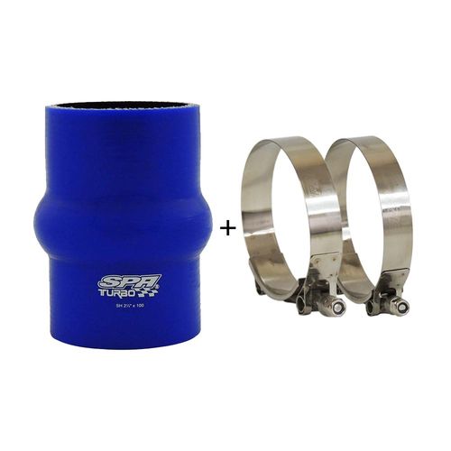 Mangueira de Pressurização de Silicone SPA reta com hump 2"1/4 x 100mm