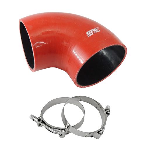 Mangueira de pressurização de silicone SPA 90° 4" x 100mm