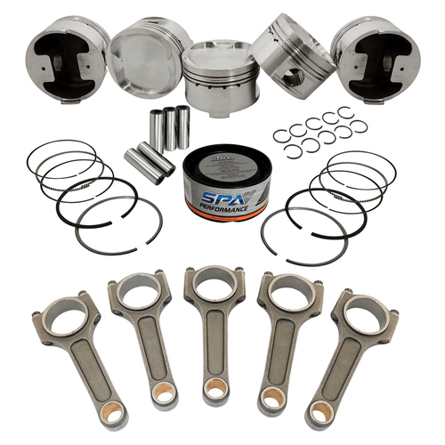 kit Forjado Para Marea 5cil Fivetech 2.0 20V Turbo - Jogo 5 Bielas Super A Beam 144mm 1100CV + Jogo Pistão com Anel