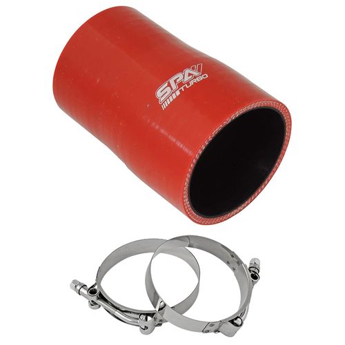 Mangueira de pressurização de silicone SPA reta com redução 2 1/2" x 2 1/4" x 100mm