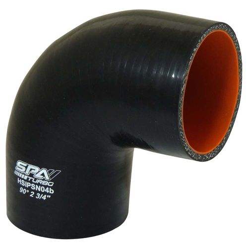 Mangueira de pressurização de silicone SPA 90° 2 3/4" x 100mm