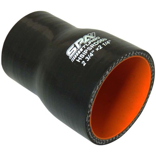 Mangueira de pressurização de silicone SPA reta com redução 2 3/4" x 2 1/4" x 100mm