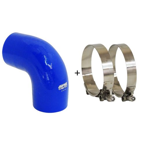 Mangueira de pressurização de silicone SPA 90° 2 3/4" x 100mm