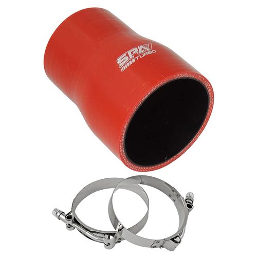 Mangueira de pressurização de silicone SPA reta com redução 2 3/4" x 2 1/4" x 100mm