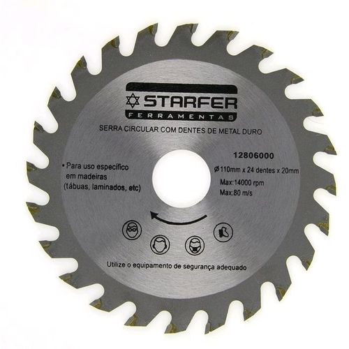 Serra Circular Widea 24 dentes Starfer 12806000