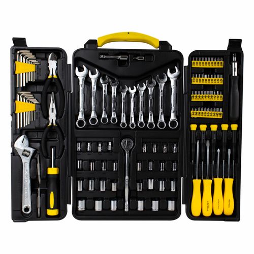 Kit de Ferramentas com 115 Peças e Maleta Cromo Vanádio LKF-116