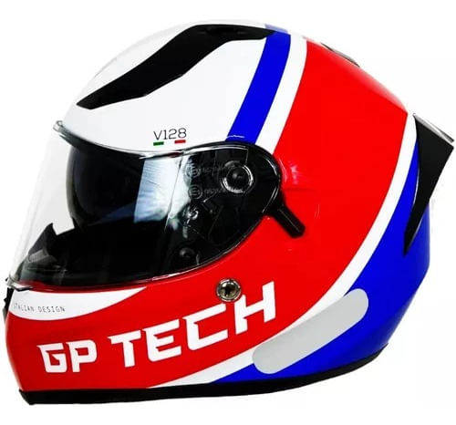 Capacete Gp Tech V128 Start Com Oculos Interno Sv