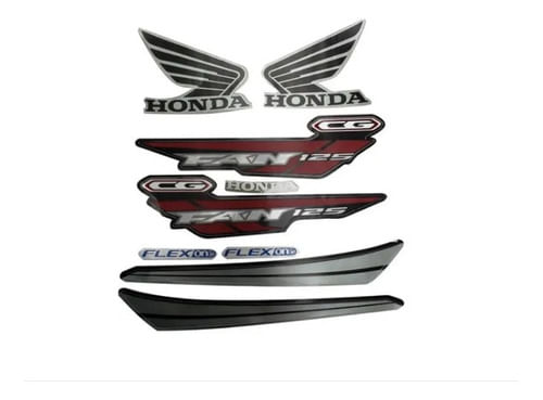 Faixa Fan125 Prata 2015