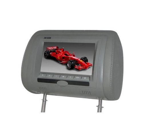 Encosto de Cabeça C/DVD Tela LCD 7" Cinza Sur-Vision 9760002
