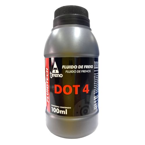 Fluído de Freio Fluidtech Dot 4  100ml - Tirreno