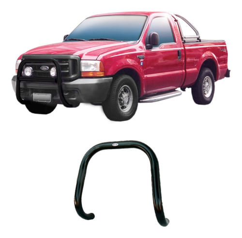 Para-choque De Impulsão Mata Boi F-250 Preto Sem Barra