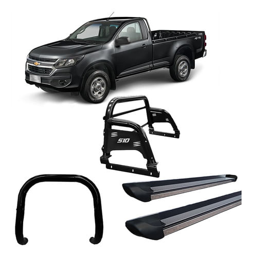 Kit Quebra Mato(santo Anth3/estribo Pers S10 12/20 Cs Preto)