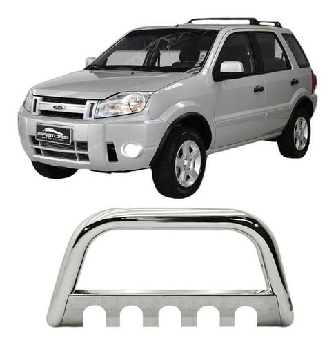 Para-choque De Impulsão Ecosport 08/12 Chapa Cromado