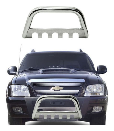 Para-choque De Impulsão S10 94 A 2011 Cromado C/chapa