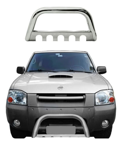 Para-choque De Impulsão C Prot  Frontier Até 2007 Cromado