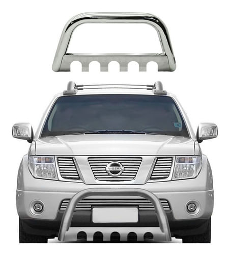 Para-choque De Impulsão Frontier 2008 A 2016 Cromado