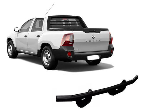 Quebra Mato Traseiro Oroch Preto.