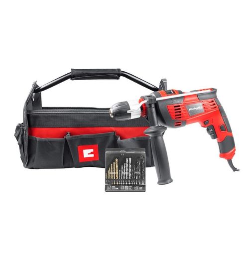 Kit Furadeira de Impacto 900w TC-ID 1000 E KIT de Brocas 220v Einhell