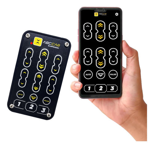 Central+ Controle  V2 8 Canais  Suspensão A Ar Bluetooth