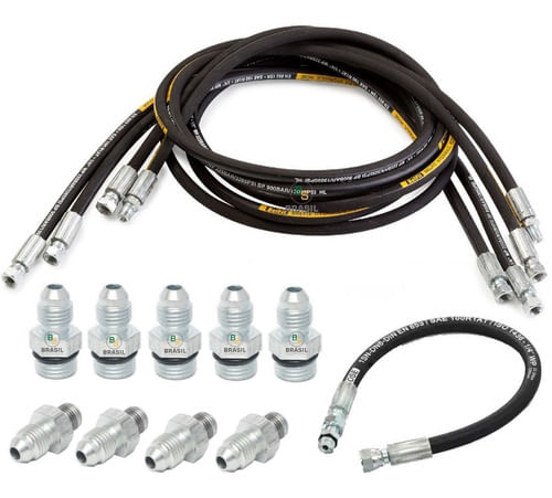 Kit Mangueira Prensada Suspensão Ar Alta  Fiat Stilo 2006