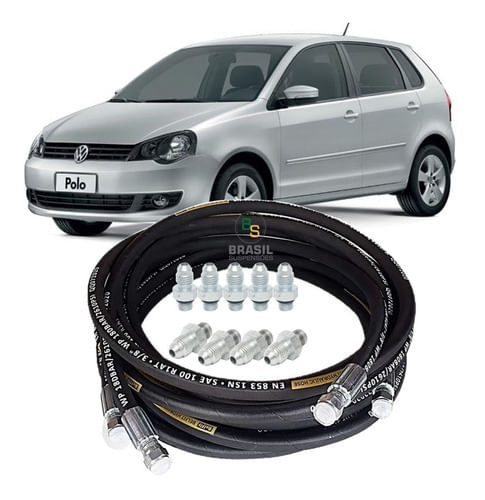 Kit Mangueira Prensada Suspensão Ar Alta Pressão Polo 2008