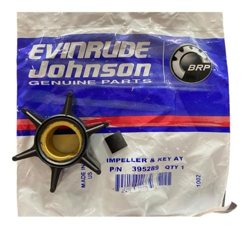 Rotor Da Bomba D'água Johnson Evinrude 25 30 Com Chaveta