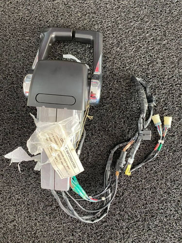 Caixa Manete Comando Motor Popa Yamaha Dupla 2 Manetes