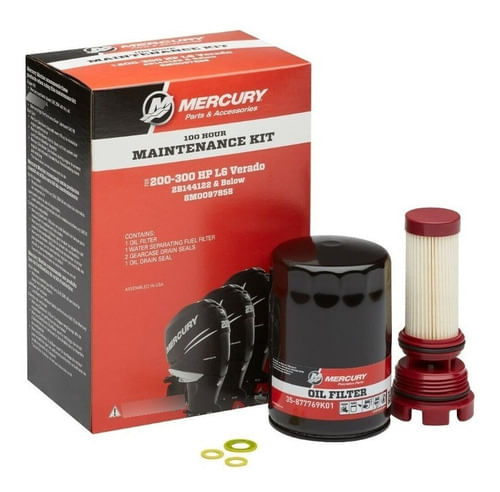 Kit Manutenção 100 Horas Mercury 200 A 300 Verado 8m0097858